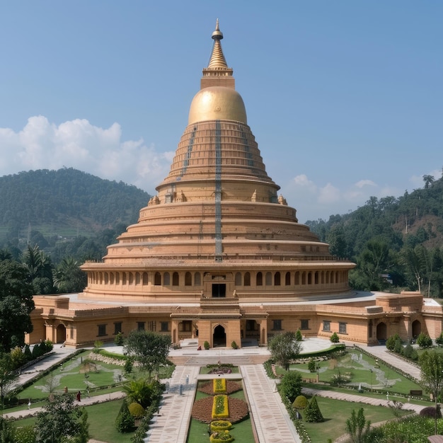 Foto boudhanath stupa kathmandu a maior estupa do nepal local de peregrinação sagrado religião