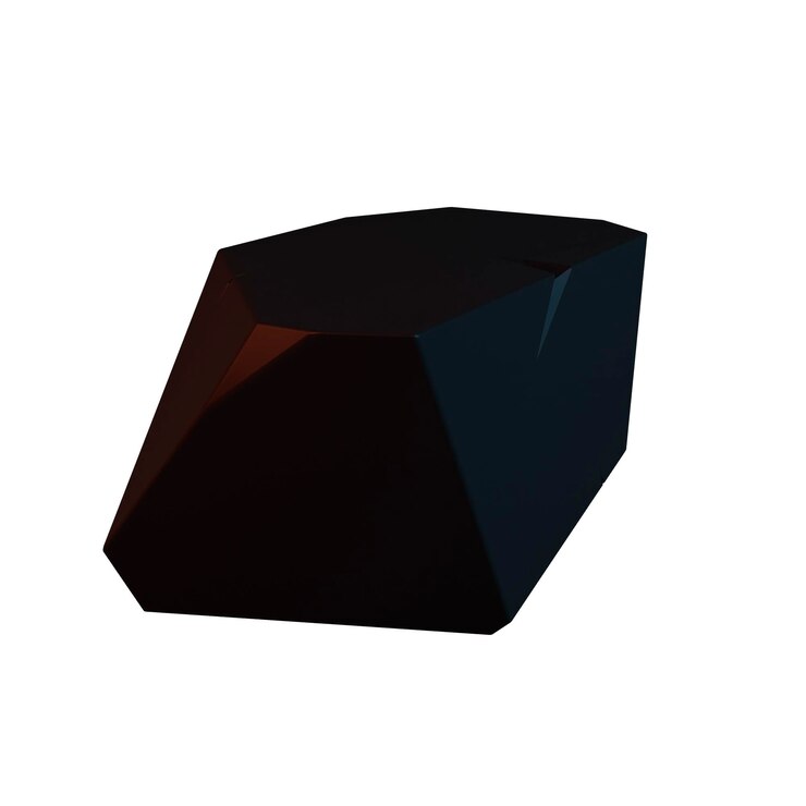 Boulder montaña roca piedra elemento natural 3d render
