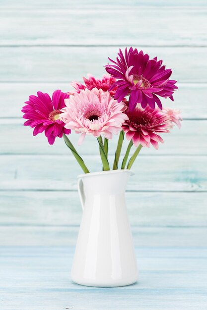 Foto bouquet de flores gerbera