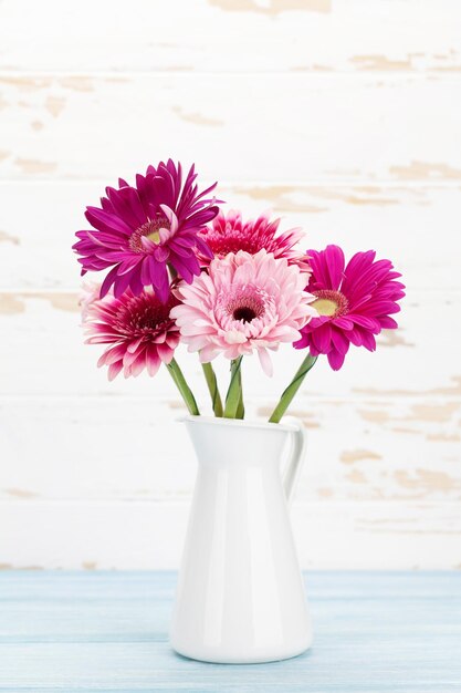 Foto bouquet de flores gerbera