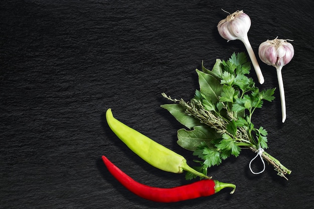 Bouquet garni guindilla y ajo