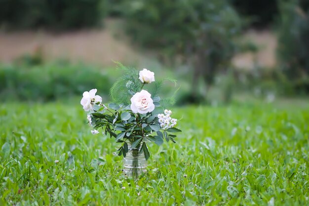 Bouquet von Rosenblüten