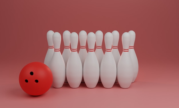 Bowling 3D-Rendering-Design