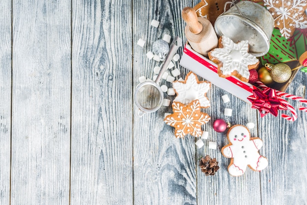 Box mit Weihnachtsgeschenk für Bäcker