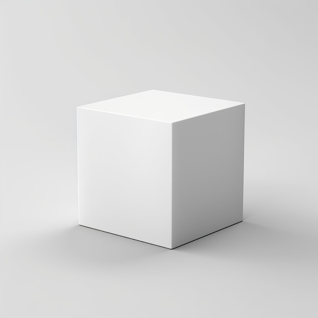 Box-Produkt-Mockup, neutraler Hintergrund, Box-Verpackungs-Layout-Mock-Up