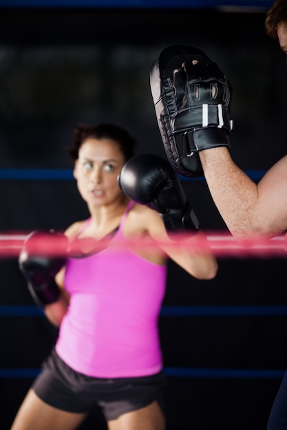 Boxeadora se centró en su entrenamiento