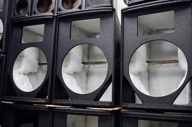 Boxen für High-End-Lautsprecher Musikstudio-Lautsprecher Soundsystem für Tonaufnahmestudio Professionelle Hifi-Lautsprecherbox Audiogeräte für Heimkino Elektronisches Musikkonzept