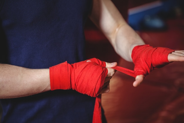 Boxer embrulho cinta de boxe