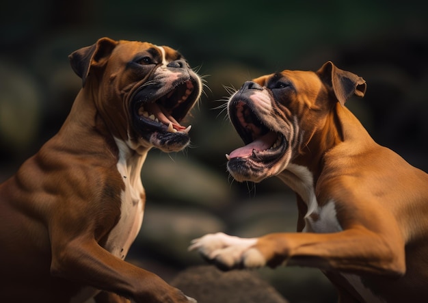 El Boxer es una raza de perro de pelo corto mediano a grande.