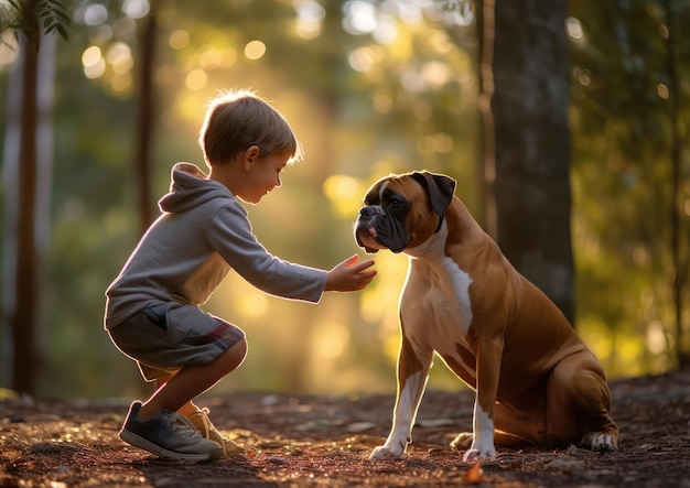 El Boxer es una raza de perro de pelo corto mediano a grande.