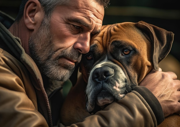 El Boxer es una raza de perro de pelo corto mediano a grande.