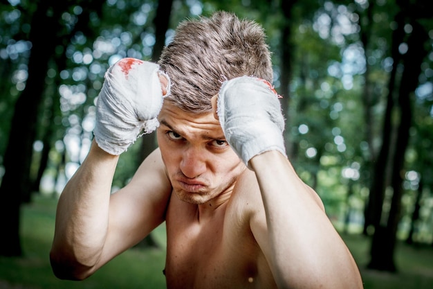 Boxer trainiert