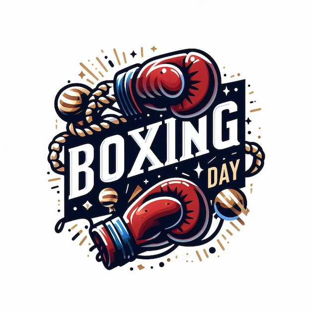 Foto boxing day posterflyerbanner und kostenlose fotos in weißem hintergrund