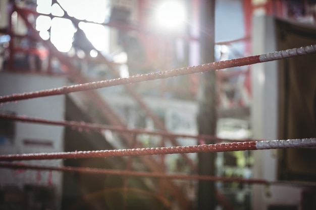 Boxring im Fitnessstudio