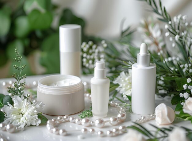 BProductos de belleza naturales con flores