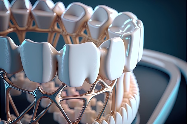 Brackets en dientes sanos un procedimiento de cierre la concentración en sólo ciertas cosas