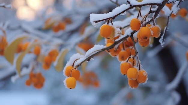 Foto branco bonito com folhas laranjas e amarelas