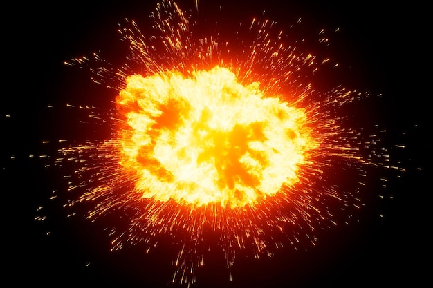 Brand-Explosionseffekt