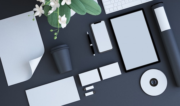 Branding-Essentials von oben