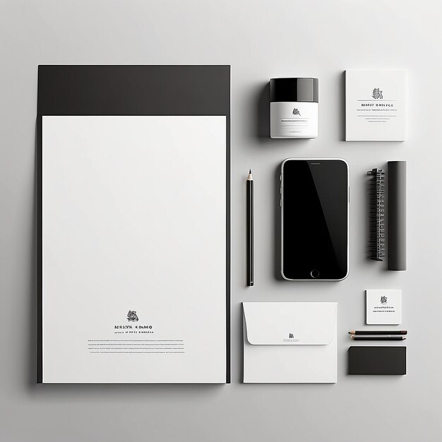 Foto branding mockup com espaço branco com espaço em branco para colocar seu projeto