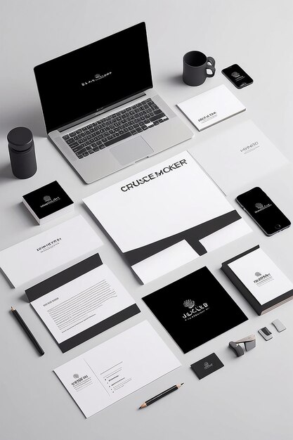 Foto branding-mockup mit leerem leerraum mit leerem raum für die platzierung ihres designs