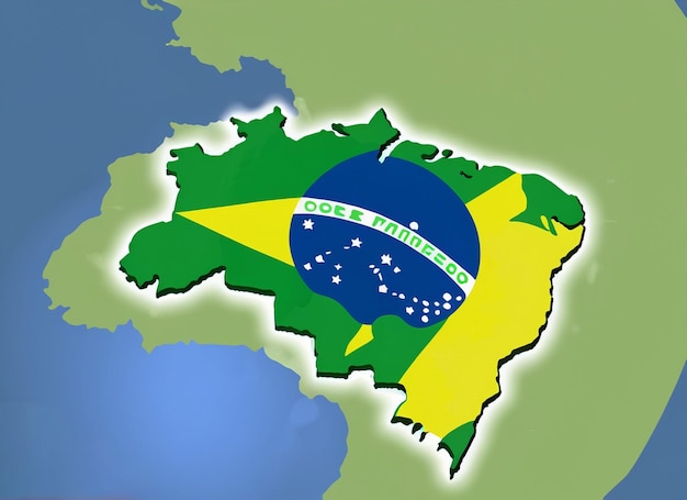 Brasil vetor mapa