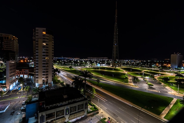 Brasilia 28 de febrero de 2022 La capital de Brasil Brasilia de noche