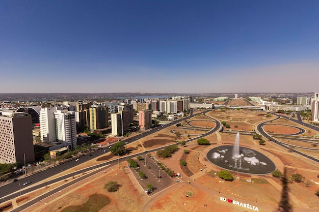 Brasilia DF Brasilien 07. September 2022 Gebäude und Architektur der Stadt brasilia