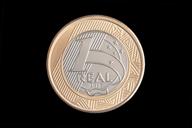 Brasilianische "1 Real" 2018 Münze