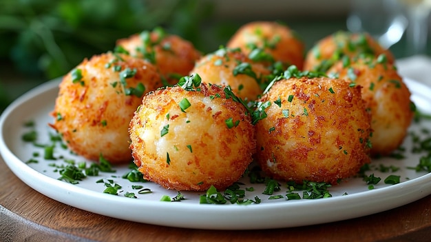 Brasilianische Coxinha de Frango-Hähnchenkroketten auf einer Party