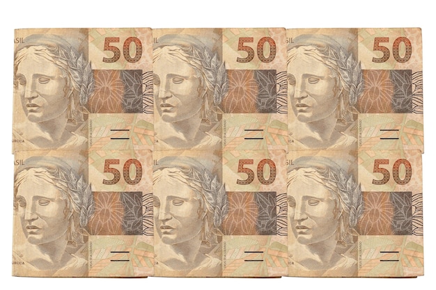 Brasilianisches Geld, eine Note von 50 brasilianischen Reais