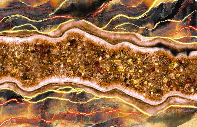 Braune Geode mit Kristallkunst mit Epoxidharzscheibe Geode Hintergrund 3D-Tapete für Wandrahmen