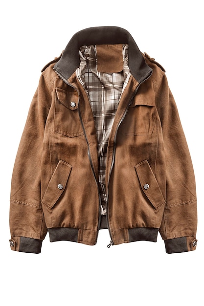 Braune Jacke isoliert
