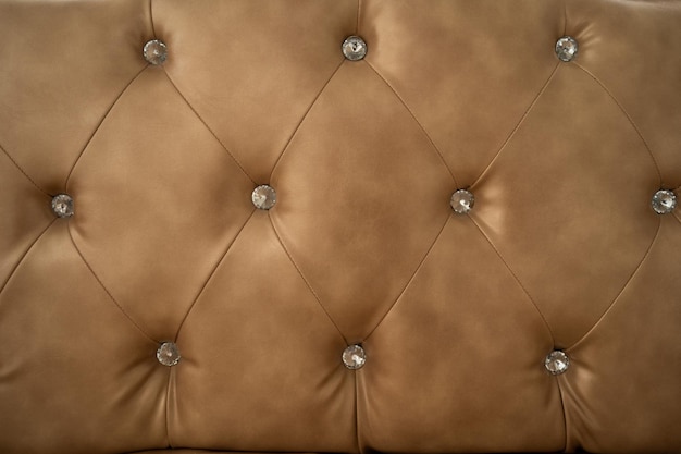 Braune Sofastruktur Nahaufnahme Sofa Luxusdesign Hauthintergrund