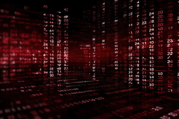 Braunfarbene digitale binäre Daten auf dem Hintergrund des Computerbildschirms ar 32 Job-ID 4ad45f3280524505ab74f8b82d46fbfe