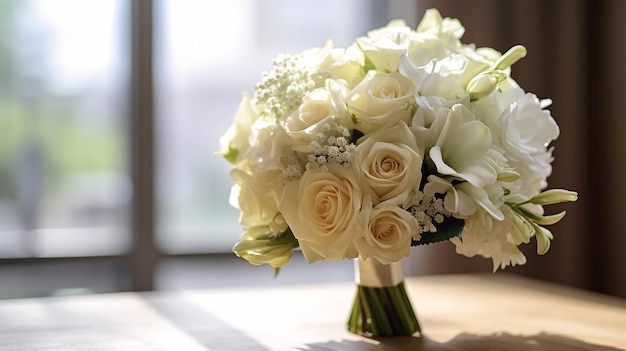 Braut Bouquet Blumenstrauß Foto realistisch