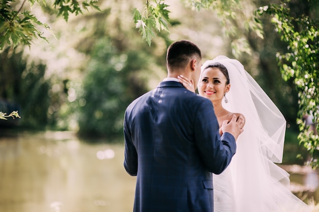 Braut Bräutigam Hochzeit Porträt