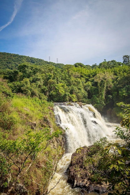 Brautschleier fallen bei Pocos de Caldas Minas Gerais Brasilien