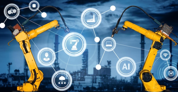 Los brazos robóticos industriales inteligentes de Mlb para la tecnología de producción de fábricas digitales