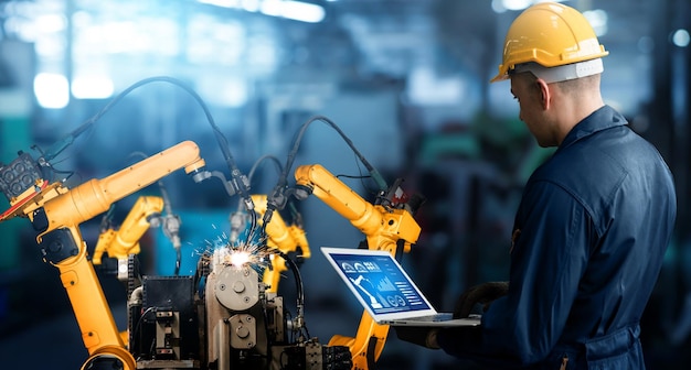 Brazos robóticos industriales inteligentes para la tecnología de producción de fábricas digitales
