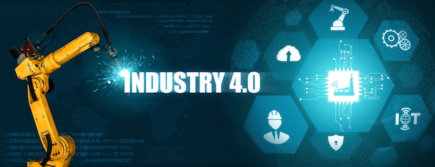 Brazos robóticos industriales inteligentes para la tecnología de producción de fábricas digitales