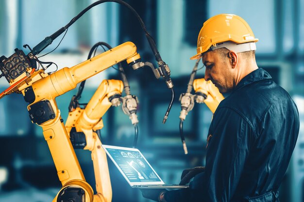 Los brazos robóticos industriales inteligentes de XAI para la tecnología de producción de fábricas digitales