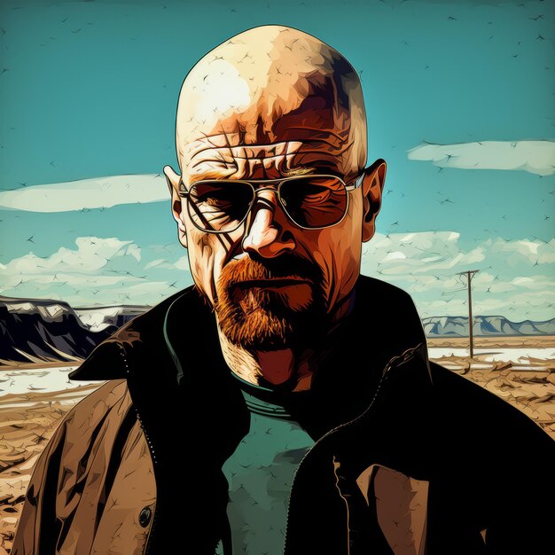 Foto breaking bad character hamilton paisajes realistas papel de pared