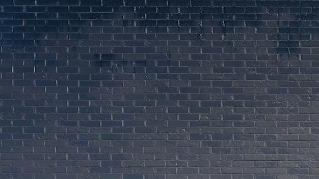 Breite alte schwarze schäbige Mauer Textur Mauerwerk Panorama-Grunge-Hintergrund