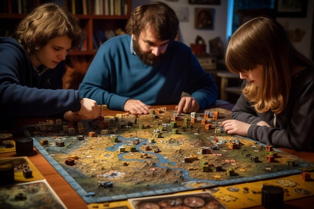 Brettspiele mit der Familie spielen