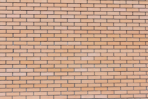 Brick background.A Fragment einer neuen orangefarbenen Backsteinmauer.