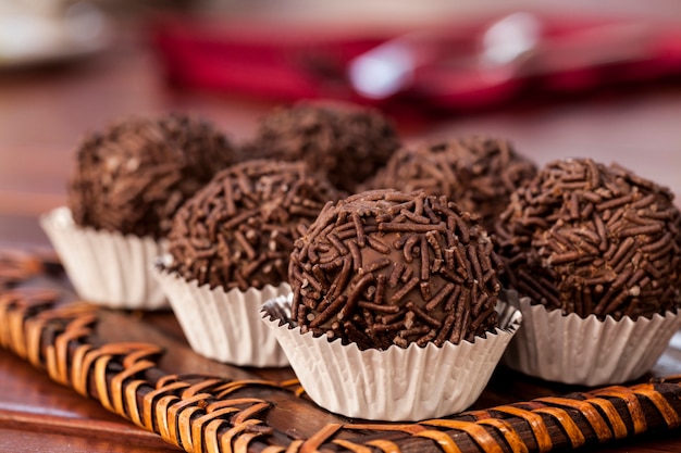 Brigadeiro un dulce brasileño.g