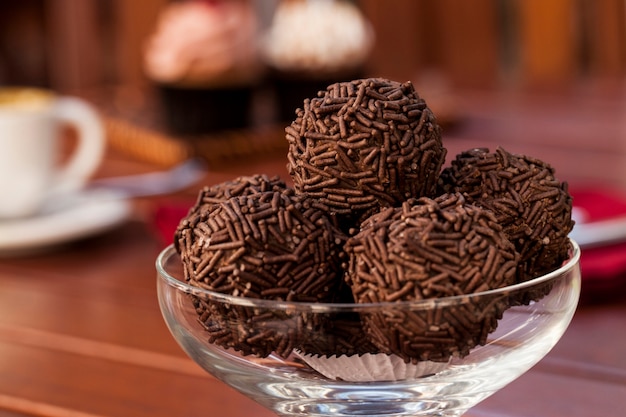 Brigadeiro eine brasilianische Süße