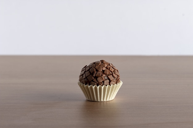 Foto brigadeiro gourmet oder gourmet schokolade aus brasilien