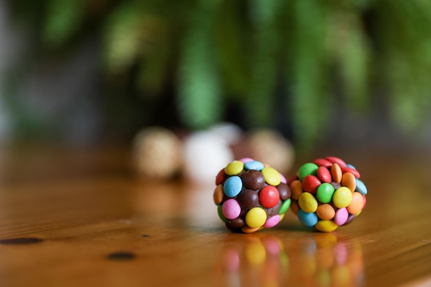 Brigadeiro, traditionelle brasilianische süße Schokoladen-Partyschokolade für Kinder